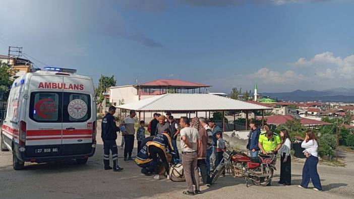 Gaziantep'te motosiklet kazası: 74 yaşındaki sürücü yaralandı