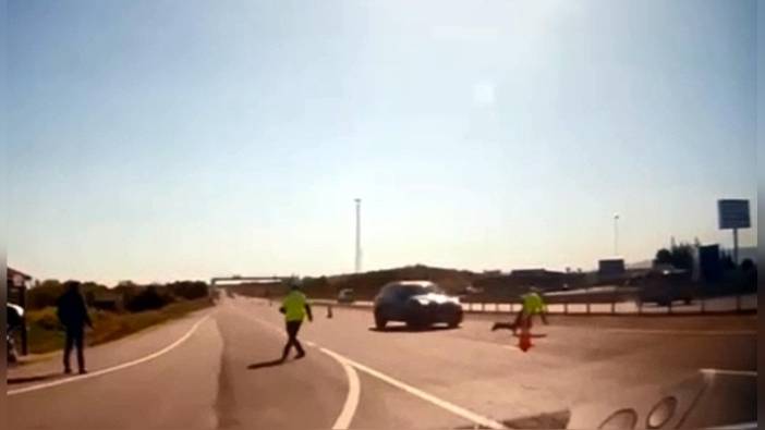 Polis memuruna çarpan cip sürücüsü yakalandı