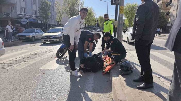 İnegöl'de motosiklet kazası: 2 yaralı