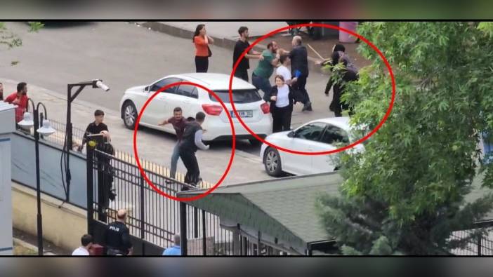Diyarbakır Adliyesi Önünde Sopalı Kavga