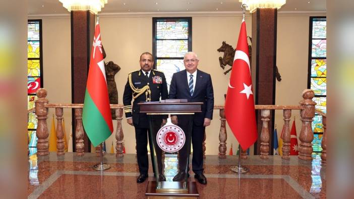 Bakan Güler, Ummanlı Genelkurmay Başkanını Kabul Etti