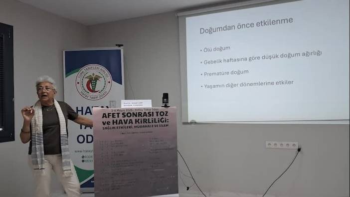 Hatay'da Afet Sonrası Hava Kirliliği Çalıştayı Düzenlendi