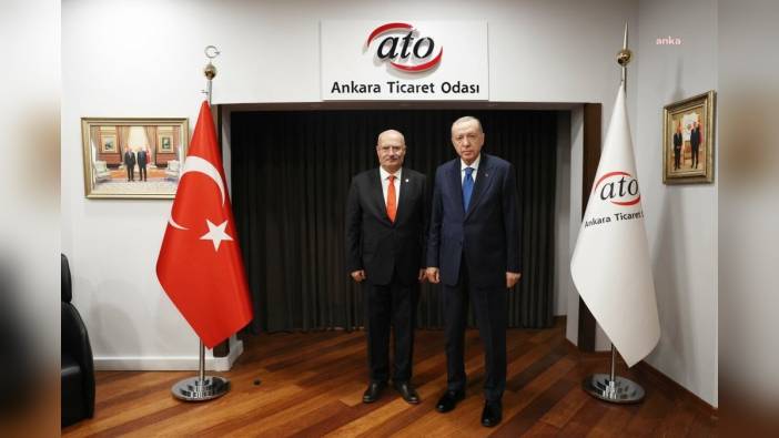 Erdoğan, ATO'yu ziyaret etti: Ankara'dan yurtdışı uçuşları ve fuar alanı talebi iletildi