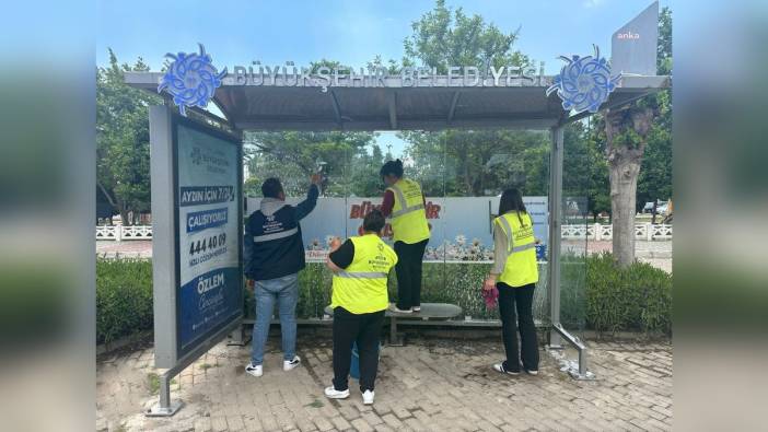 Aydın Büyükşehir Belediyesi Didim'de çevre düzenlemesi gerçekleştirdi