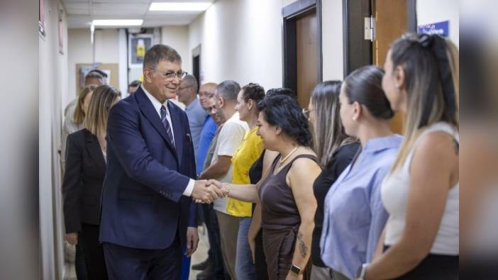 Cemil Tugay, HİM personelini ziyaret etti