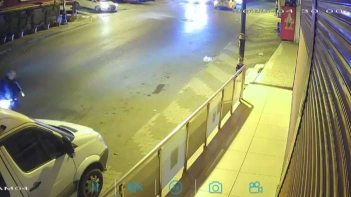Maltepe'de kaza: Yaya otomobile çarptı, güvenlik kamerası kaydetti