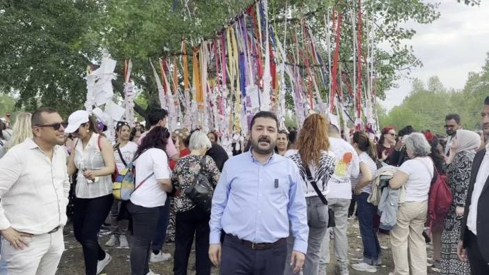 Edirne'de 1400 yıllık Kakava ateşinin ardından dilek ağaçları doldu