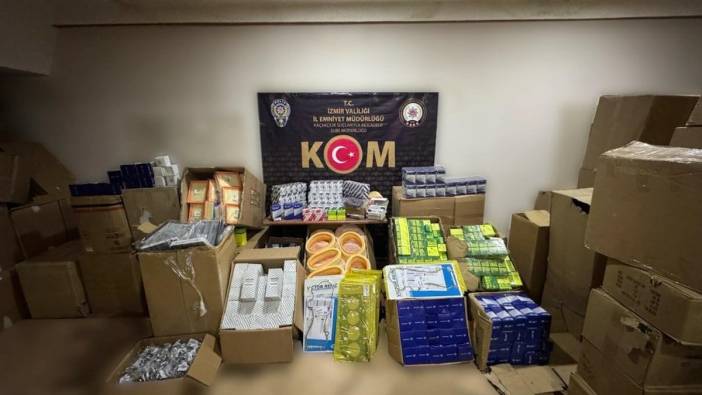 İzmir'de 42 milyon TL değerinde kaçak oto yedek parçası ve akaryakıt ele geçirildi