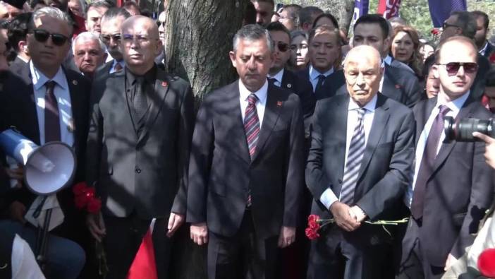 Özel, Gezmiş'in mezarı başında konuştu: 'Filistin meselesi bize miras'