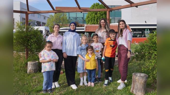 Tepebaşı'nda çocuklar bitkilerin büyüme serüvenini öğrendi