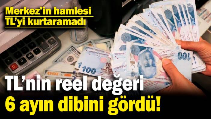 Merkez Bankası'nın hamlesi TL'yi kurtaramadı, 6 ayın dibini gördü!