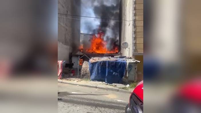 Avcılar'da gecekonduda yangın çıktı