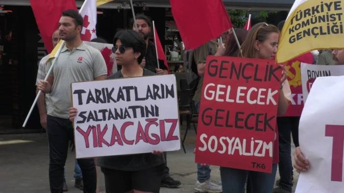 İzmir'de TKG, Deniz Gezmiş'in ölüm yıldönümünde basın açıklaması yaptı