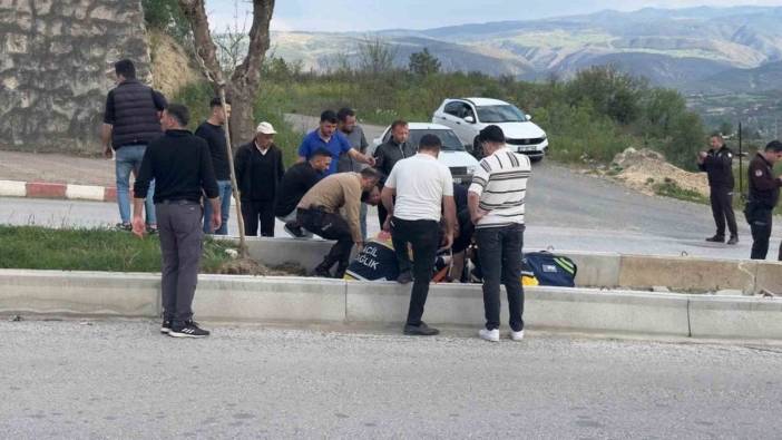 Tosya'da motosiklet kazası: Sürücü ağır yaralandı