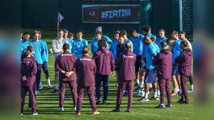 Trabzonspor, Galatasaray maçı hazırlıklarına başladı