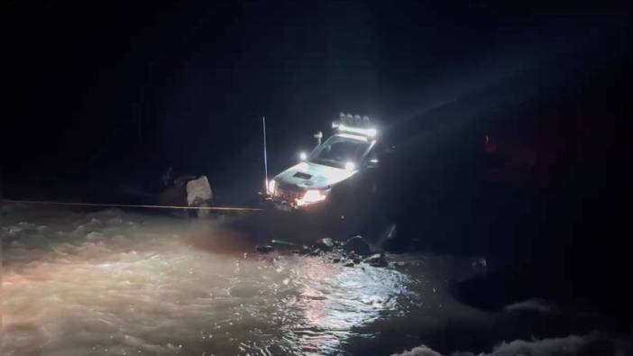 Şavşat'ta yamaçtan düşen G.A., ekipler tarafından kurtarıldı