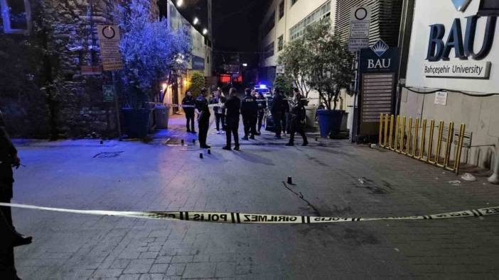 Beşiktaş'ta silahlı kavga: Bir kişi yaralandı