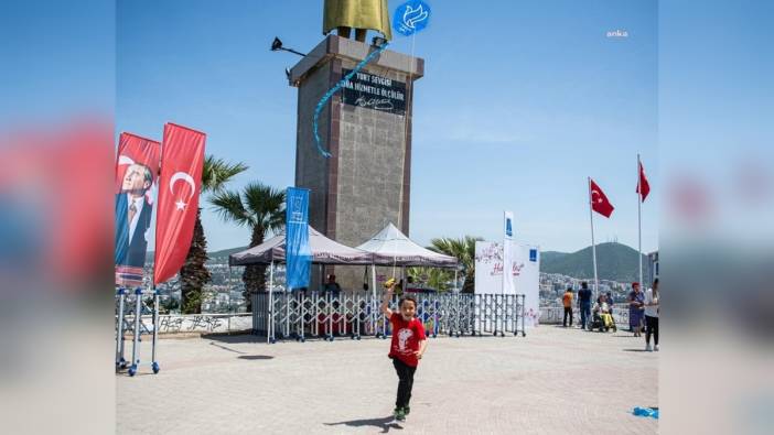 Kuşadası'nda Hıdırellez şenliği: Kese Dağı gökyüzü uçurtmalarla renklendi