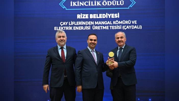 Rize Belediyesi'nin çay çöpü projesi Türkiye 2'ncisi oldu