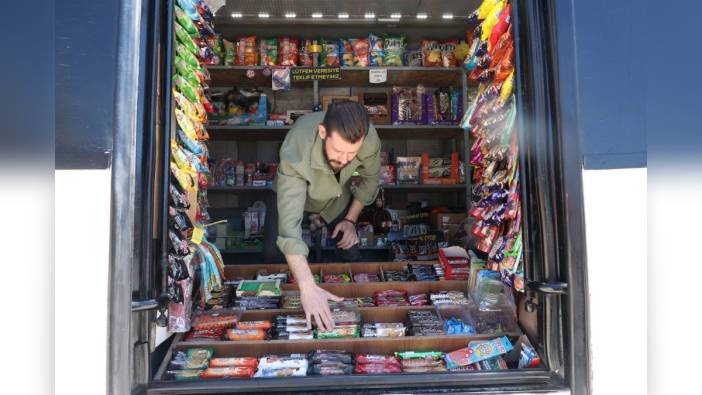 Eskişehir'de seyyar market, kırsal mahallelere hizmet götürüyor