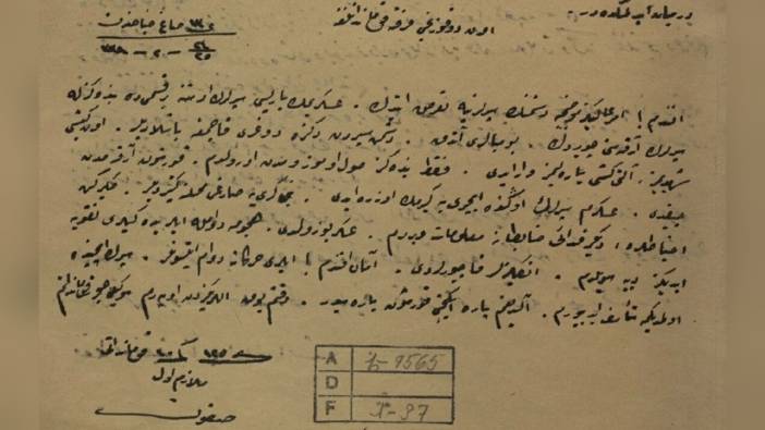 Çanakkale'de 110 yıl önce yazılan rapor: 'Siperlerde ölmediğime teessüf ediyorum'