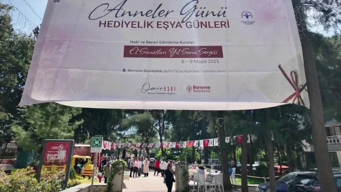 Bornova'da Anneler Günü hediyelik eşya günleri başladı