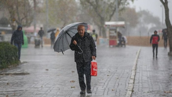 Meteorolojiden yağış ve fırtına uyarısı