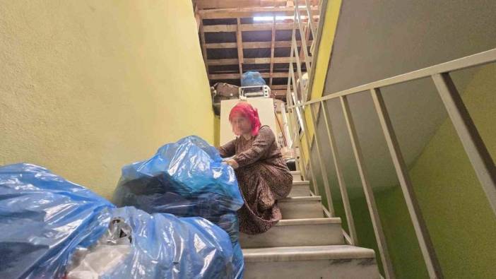 Ereğli'de boşanma sonrası sokakta kalan kadın çatı katında yaşıyor