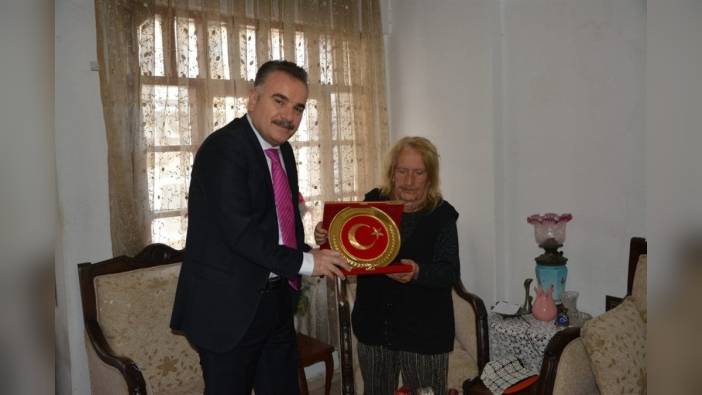 Ahmet Odabaş, Fatma Kıyakoğlu'nu ziyaret etti