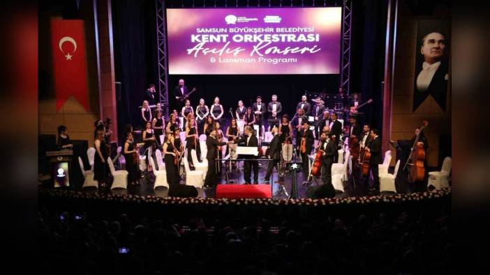 Samsun Büyükşehir Belediyesi Kent Orkestrası ilk konserini verdi