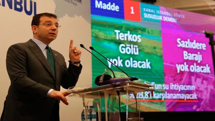 İmamoğlu'ndan Kanal İstanbul toplantısı
