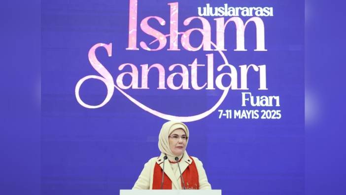Emine Erdoğan, Uluslararası İslam Sanatları Fuarı'nda konuştu