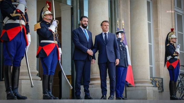 Fransa Cumhurbaşkanı Macron, Suriye Devlet Başkanı El-Şara ile görüştü