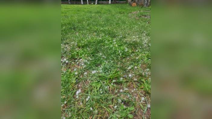 Karabük'te dolu yağışı hayatı olumsuz etkiledi