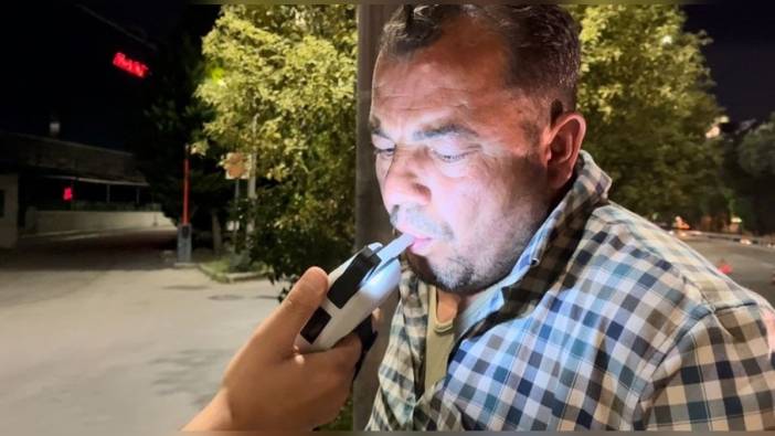 Bursa'da alkollü sürücüden ilginç kaçış girişimi