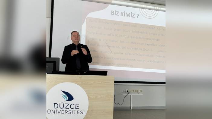 Düzce'de üniversite öğrencilerine etkili CV hazırlama tüyoları verildi