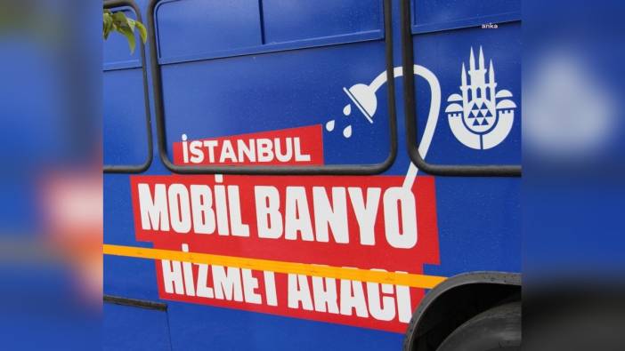 İBB, Mobil Banyo aracıyla evsiz vatandaşlara destek oluyor