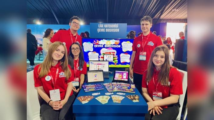 Çevre Lisesi öğrencileri KKTC TEKNOFEST'te üçüncü oldu