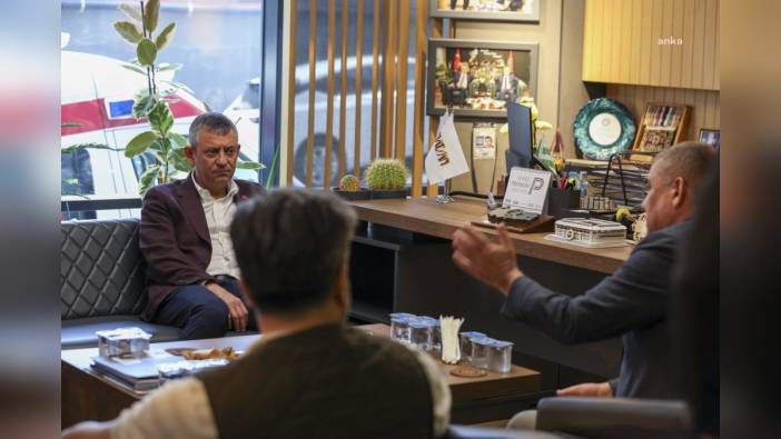 CHP lideri Özel'den, Ramis Topal'a taziye ziyareti