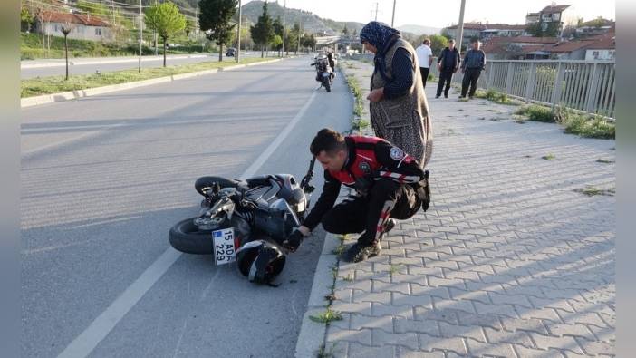 Burdur'da motosiklet kazası: Öğrencinin bacağı koptu