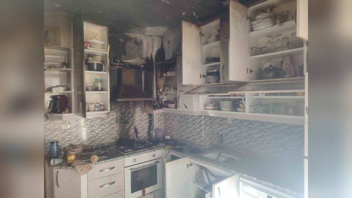Tosya'da mutfak yangını itfaiye tarafından söndürüldü