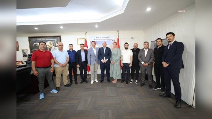 Menderes Belediye Başkanı Çiçek, Troisdorf Belediye Başkanı Biber'i ağırladı