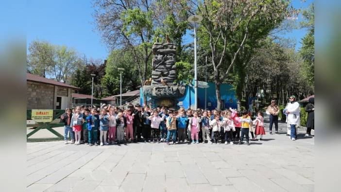 100 Çocuk, Evcil Hayvan Parkı'nı ziyaret etti