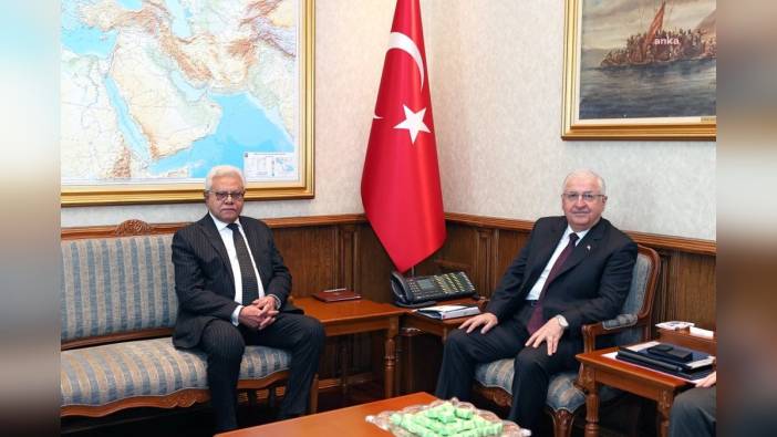 Bakan Güler, Pakistan Büyükelçisi Yusuf Cüneyd'i kabul etti