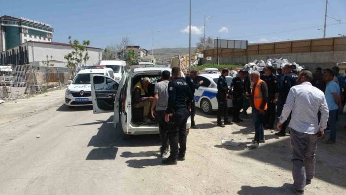 Battalgazi'nde şantiyede kavga: 3 yaralı, 8 gözaltı