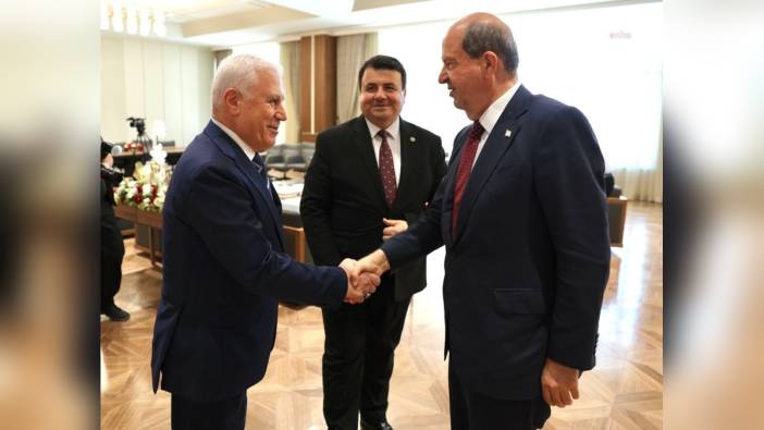 Bozbey KKTC'de Cumhurbaşkanı Tatar'ı ziyaret etti