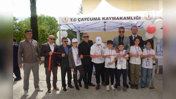 Çaycuma BİLSEM'de TÜBİTAK 4006 Bilim Fuarı açıldı