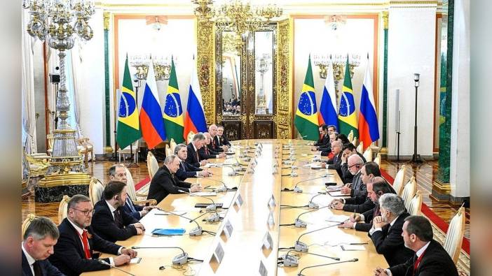 Putin ve Lula, Kremlin'de ABD tarifelerini ele aldı