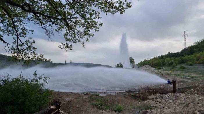 Domaniç'te baraj denemeleri kartpostallık görüntüler oluşturdu