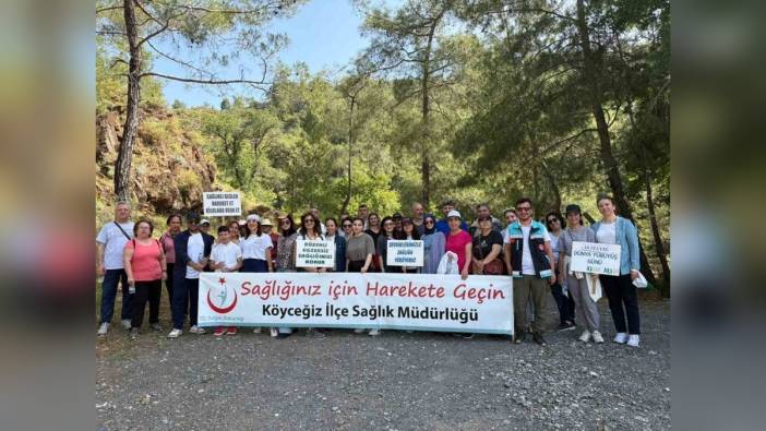 Köyceğiz Devlet Hastanesi personeli: Sağlık için hareket ettiler